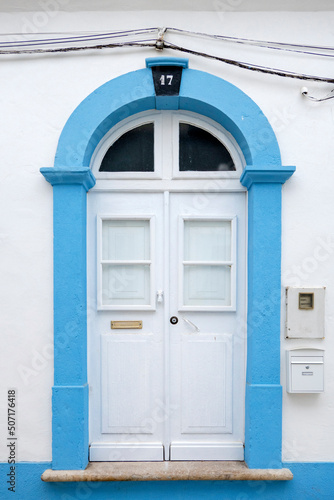 Wallpaper Mural Typical architecture door detail of Portuguese buildings Torontodigital.ca