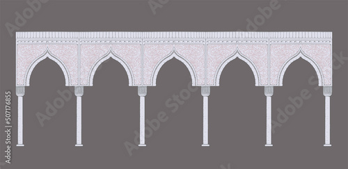 Decorative arabian wall