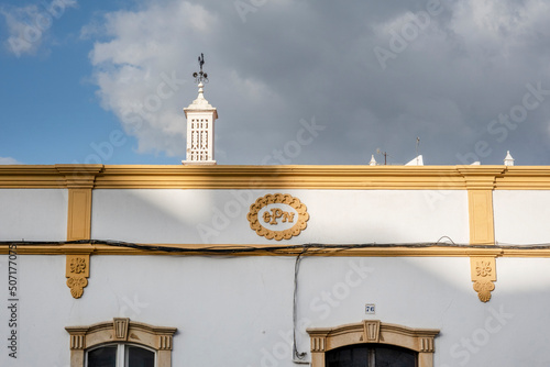 Typical architecture of Algarve rustic buildings photo