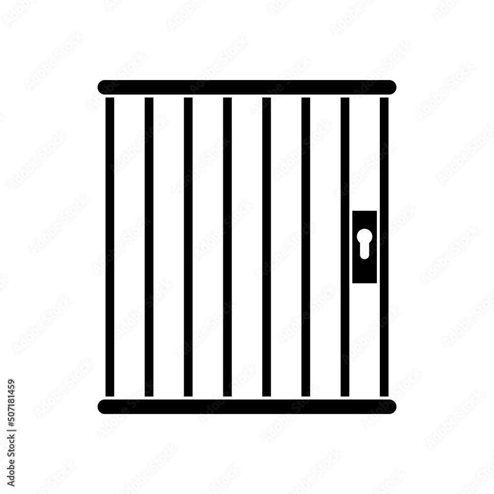 prison icon design template vector illustration prison icon design template vector illustration