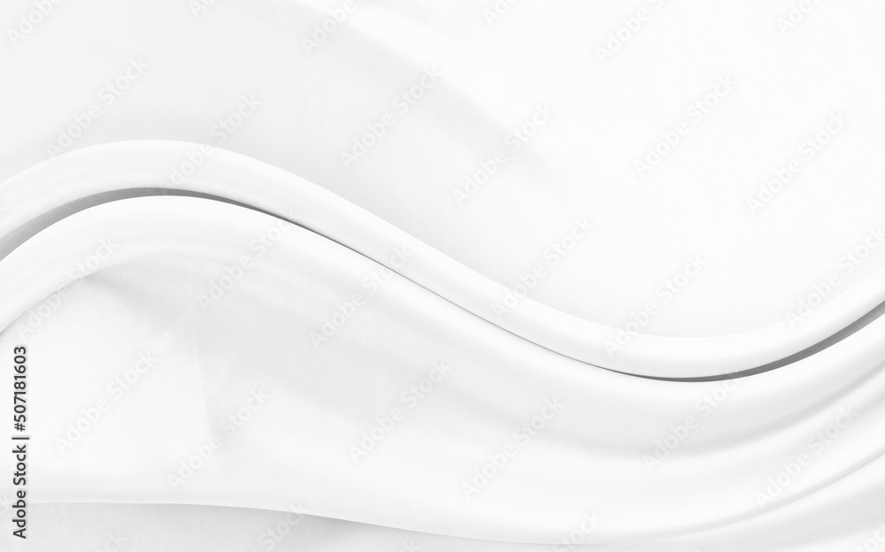 White gray satin texture that is white silver fabric silk background with beautiful soft blur pattern natural.