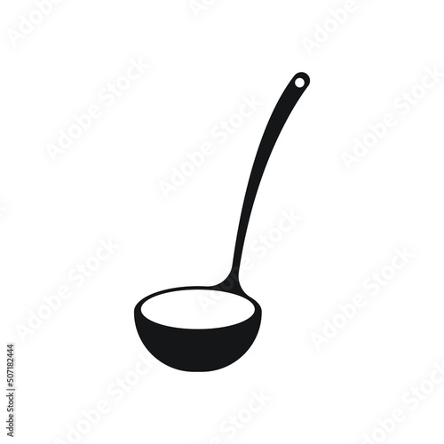 Ladle icon design isolated on white background