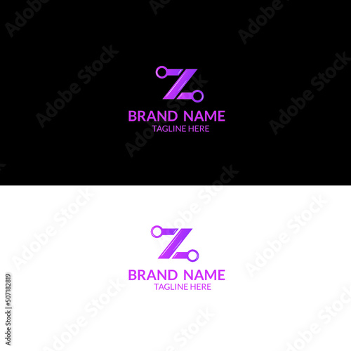 Technology with  Letter Z combination type logo  