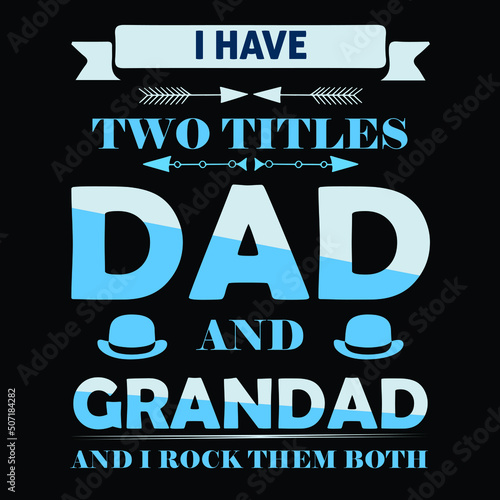 Father Day T-shirt Design Template