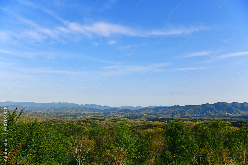 鬼女台展望台（岡山県）から見た風景