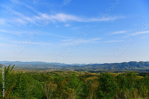 鬼女台展望台（岡山県）から見た風景