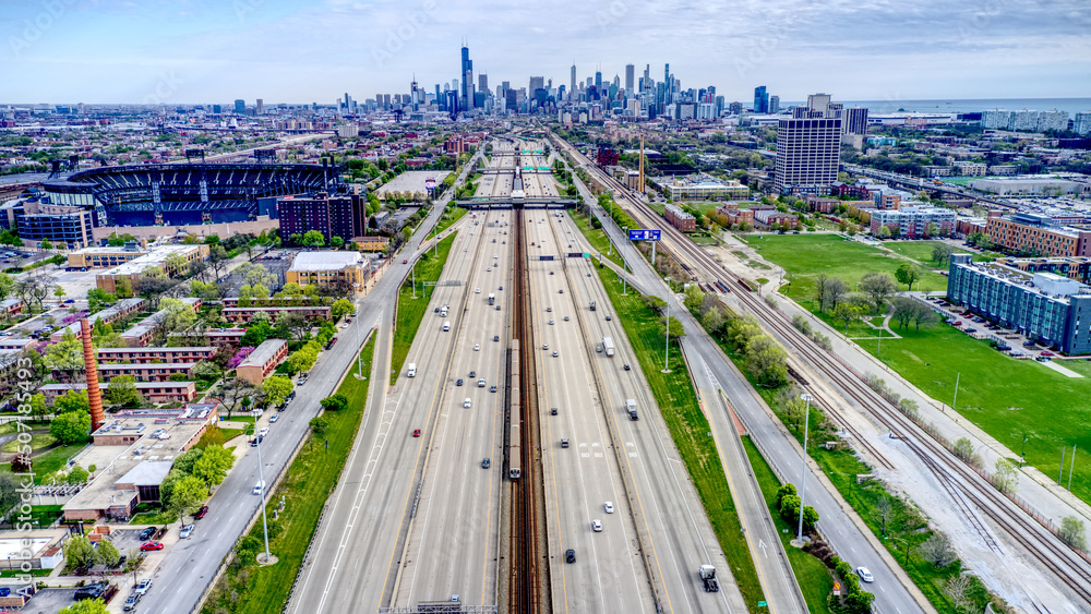 Fototapeta premium Bridgeport Bronzeville