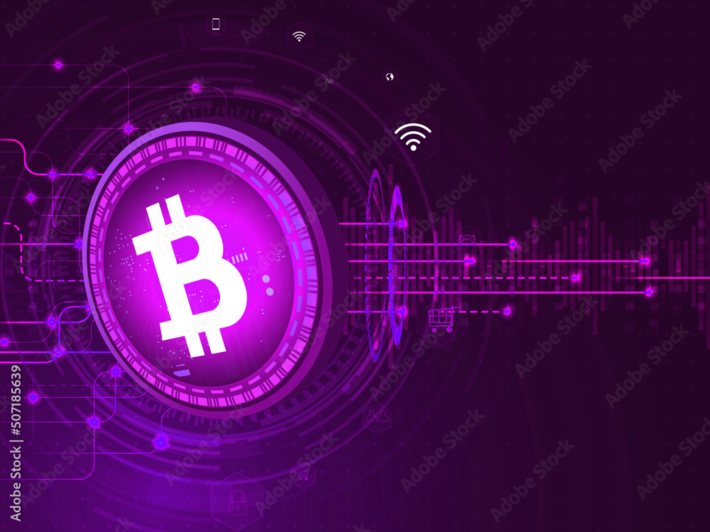 2d rendering bitcoin sign currency digital background 2d rendering bitcoin sign currency digital background