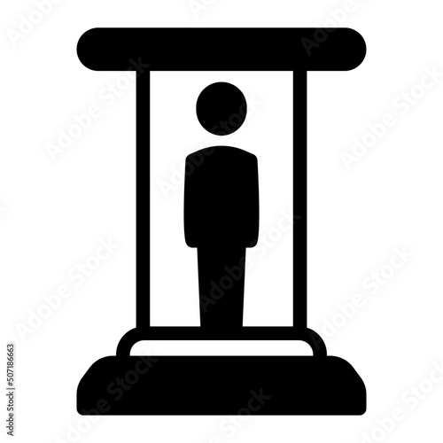 Teleportation glyph icon