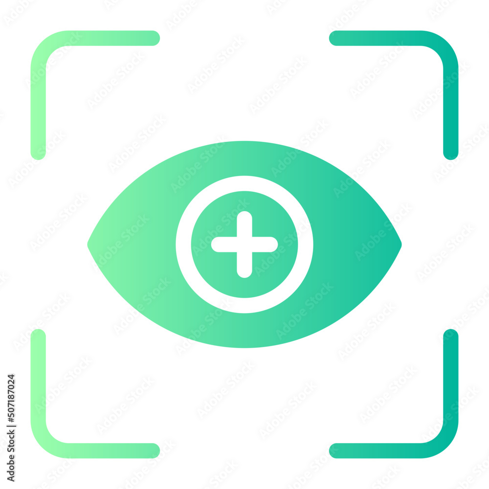 eye tracking gradient icon eye tracking gradient icon