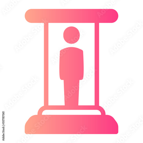 Teleportation gradient icon