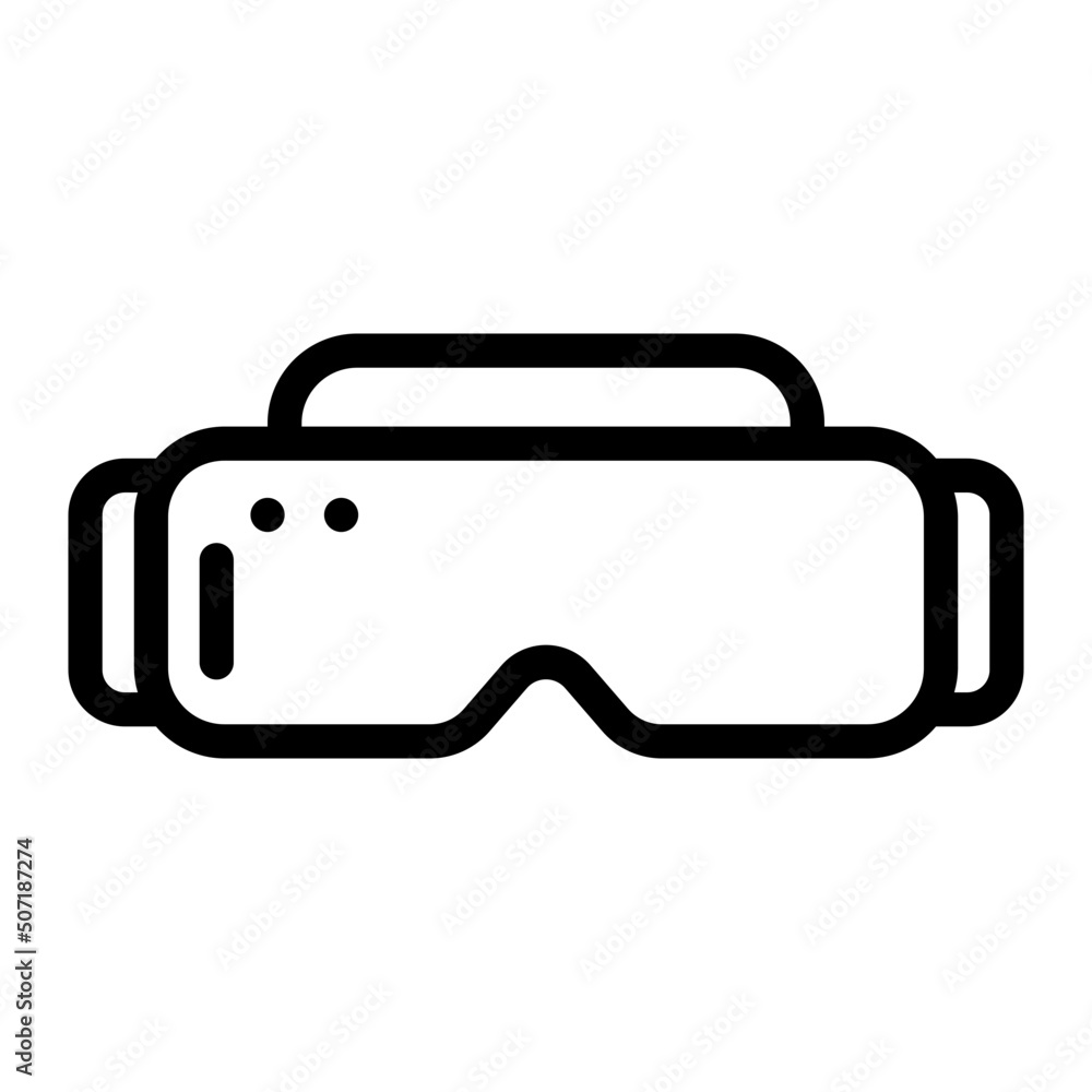 Vr Glassesvr line icon Vr Glassesvr line icon