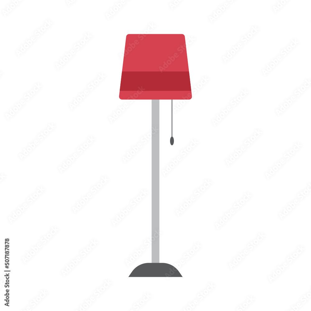 standing lamp isolated on white background standing lamp isolated on white background