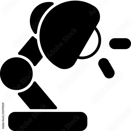 table lamp glyph icon