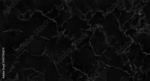 Black marble background texture natural stone pattern abstract for design art work.