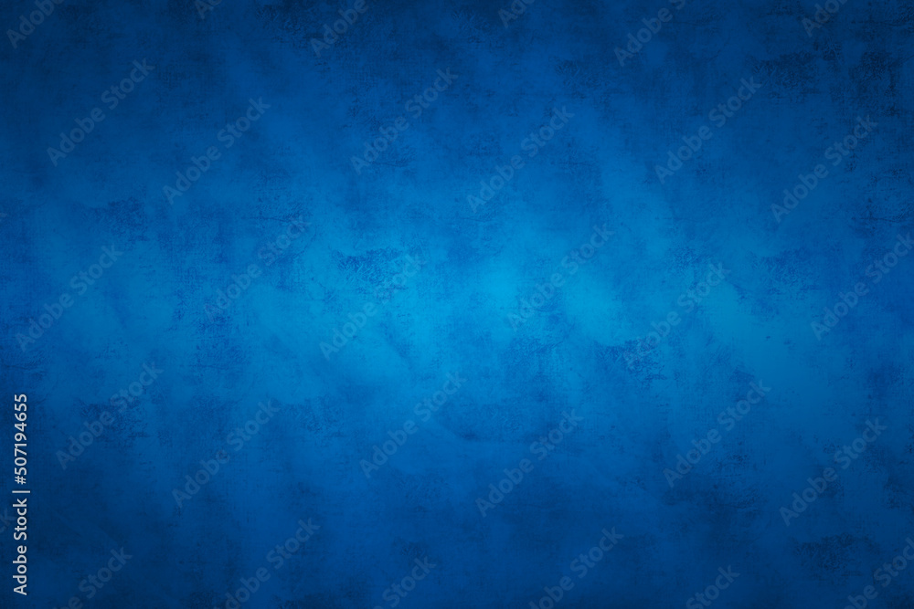 Cement wall background, dark blue gradient old wall pattern, blue abstract wall background, dark blue cement texture old wall pattern.