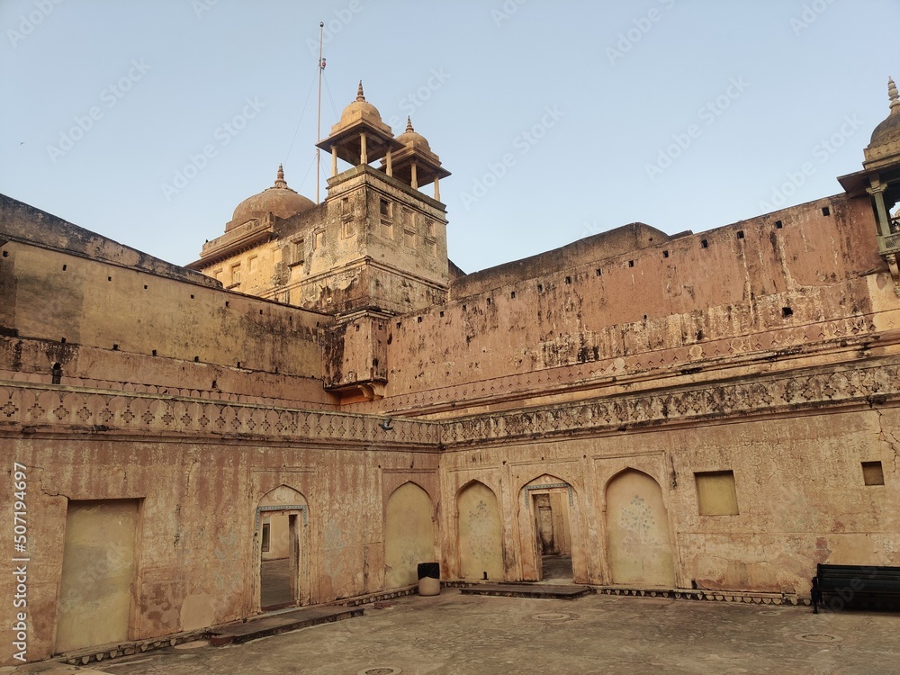A royal fort in Jaipur- the pink city of India