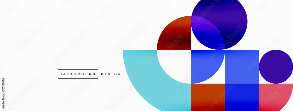 Beautiful abstract background. Circles, triangle shapes, and squares. Minimal geometric template for wallpaper, banner, background or landing Beautiful abstract background. Circles, triangle shapes, and squares. Minimal geometric template for wallpaper, banner, background or landing