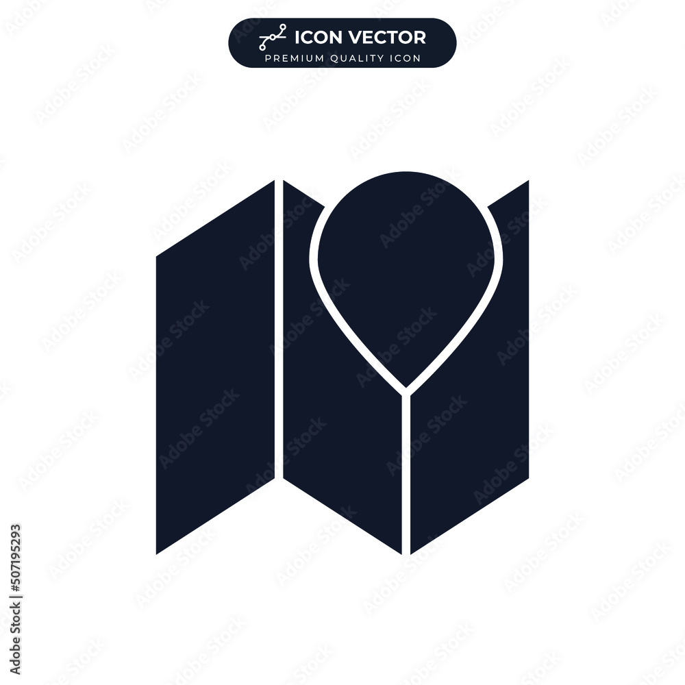 map icon symbol template for graphic and web design collection logo vector illustration map icon symbol template for graphic and web design collection logo vector illustration
