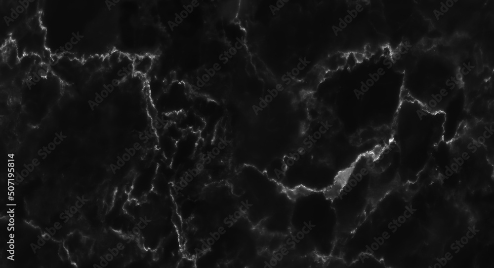 Black marble background texture natural stone pattern abstract for design art work.