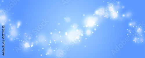 夏の背景。輝く水しぶきが飛び交う背景。ソータや炭酸水の気泡。