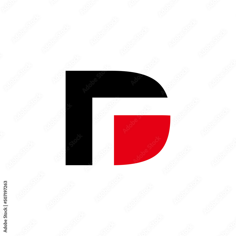 Letter D Arrow slice concept logo design vector Letter D Arrow slice concept logo design vector