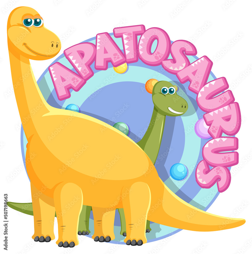 Cute apatosaurus dinosaur cartoon Cute apatosaurus dinosaur cartoon