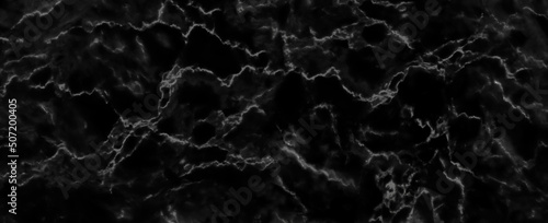 Black marble background texture natural stone pattern abstract for design art work.