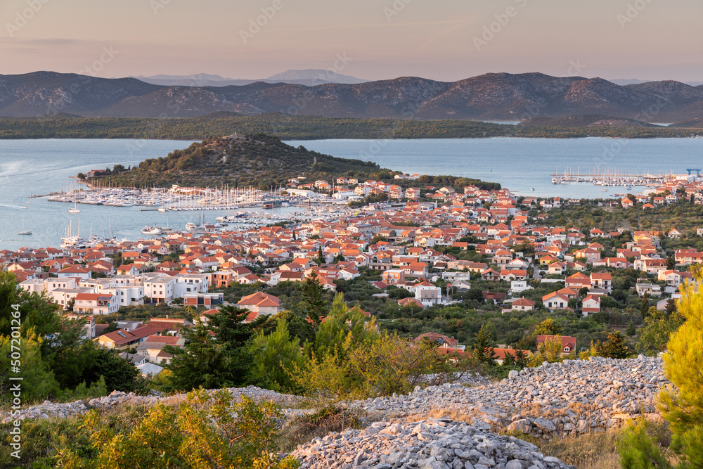 view of the Murter town in Croatia