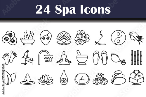 Spa Icon Set