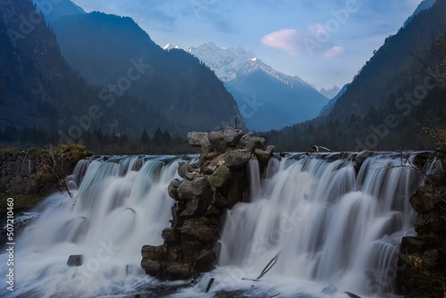 Waterfalls and natural beauty in the Tibetan Plateau of China