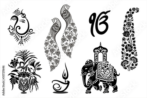 traditional Hindu icons , cultural heritage , India , Asia	