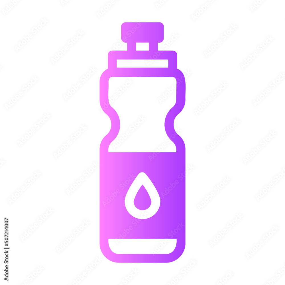 sport bottle gradient icon sport bottle gradient icon