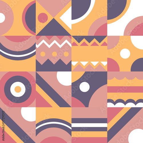 Abstract scandinavian patte...
