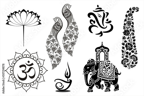 traditional Hindu icons , cultural heritage , India , Asia	