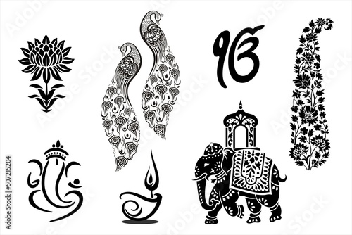 traditional Hindu icons , cultural heritage , India , Asia	