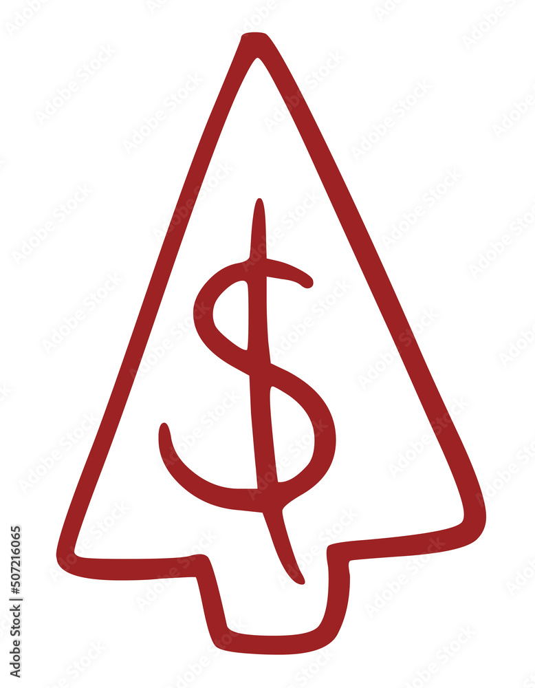 red letters and numbers in christmas tree illustration isolated on white background red letters and numbers in christmas tree illustration isolated on white background