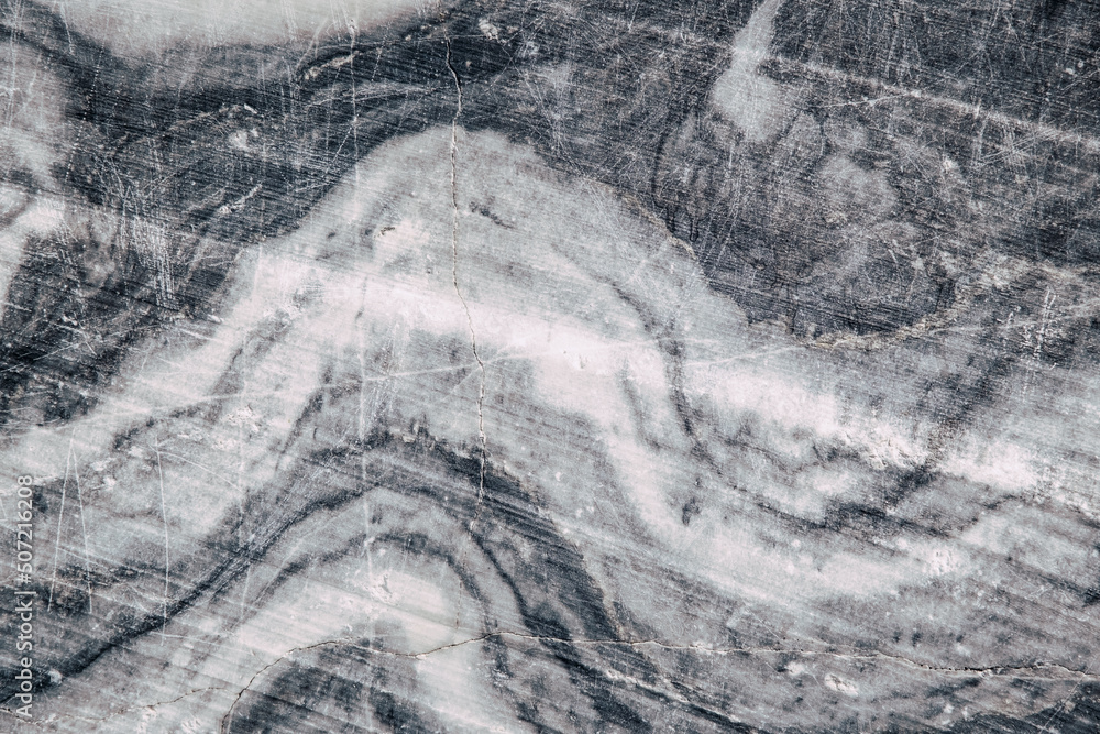 Naklejka premium Grey Marble Texture. Natural granite background