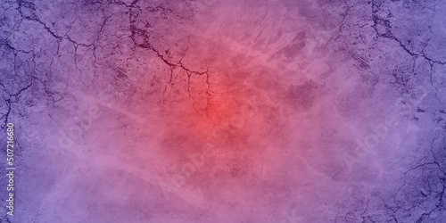 Pink red grunge background with scratches, Scary brown dark walls, concrete cement texture. Background or wallpaper and texture of dark surface wall bare cement skim coat loft style for interior.