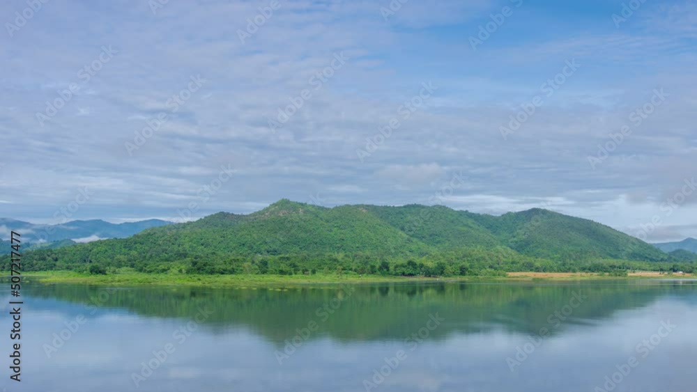 Time Lapse 4K of fog over mountains with sun light In the beautiful time of the morning, Mae Pra Chan Dam, Phetchaburi Thailand. Time Lapse 4K of fog over mountains with sun light In the beautiful time of the morning, Mae Pra Chan Dam, Phetchaburi Thailand.