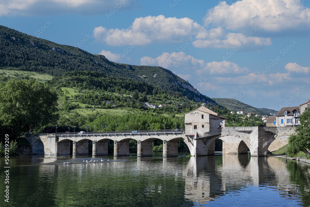 Fototapeta premium millau aveyron viaduc tarn