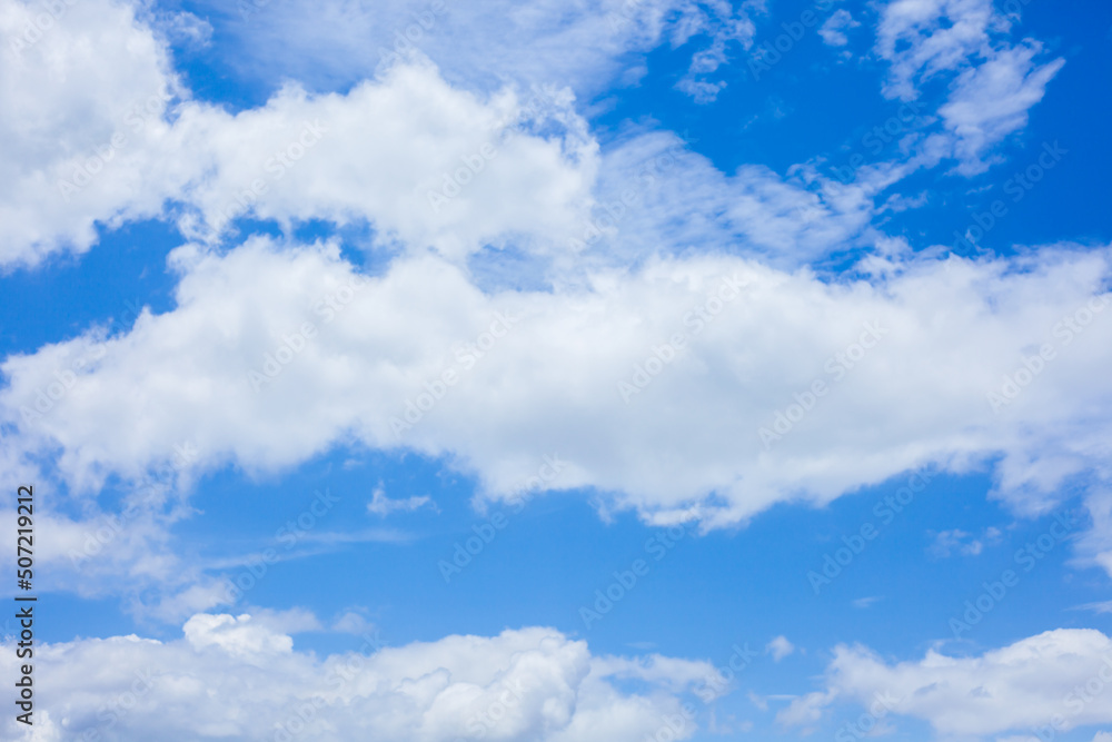 blue sky with clouds