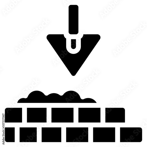 Brick Laying Icon