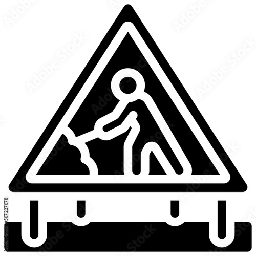 Road Works Icon