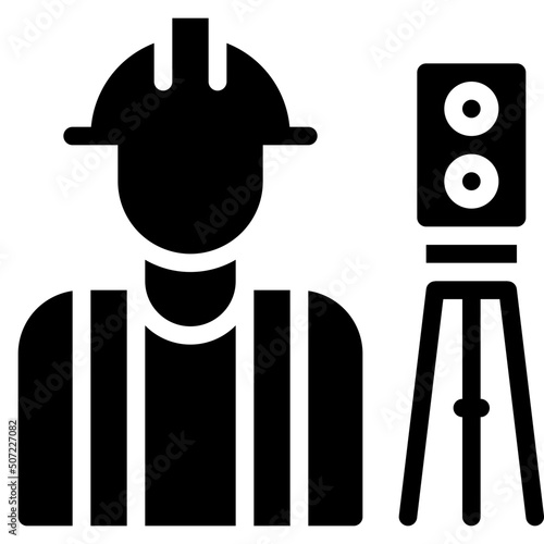 Land Surveyor Icon
