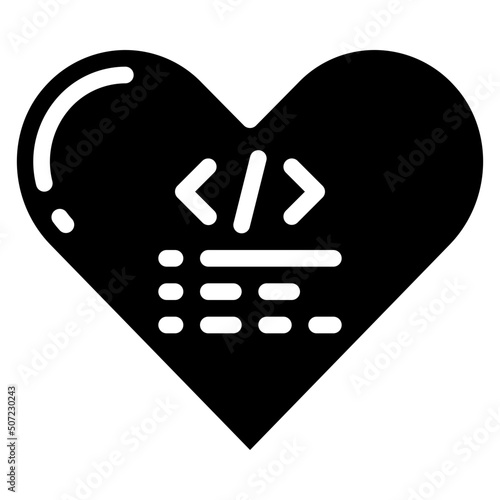 Love Coding Icon