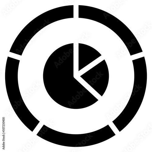 Double Pie Chart Icon