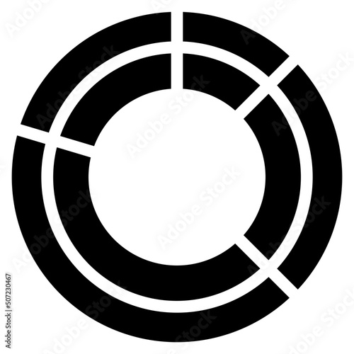 Double Size Pie Chart Icon