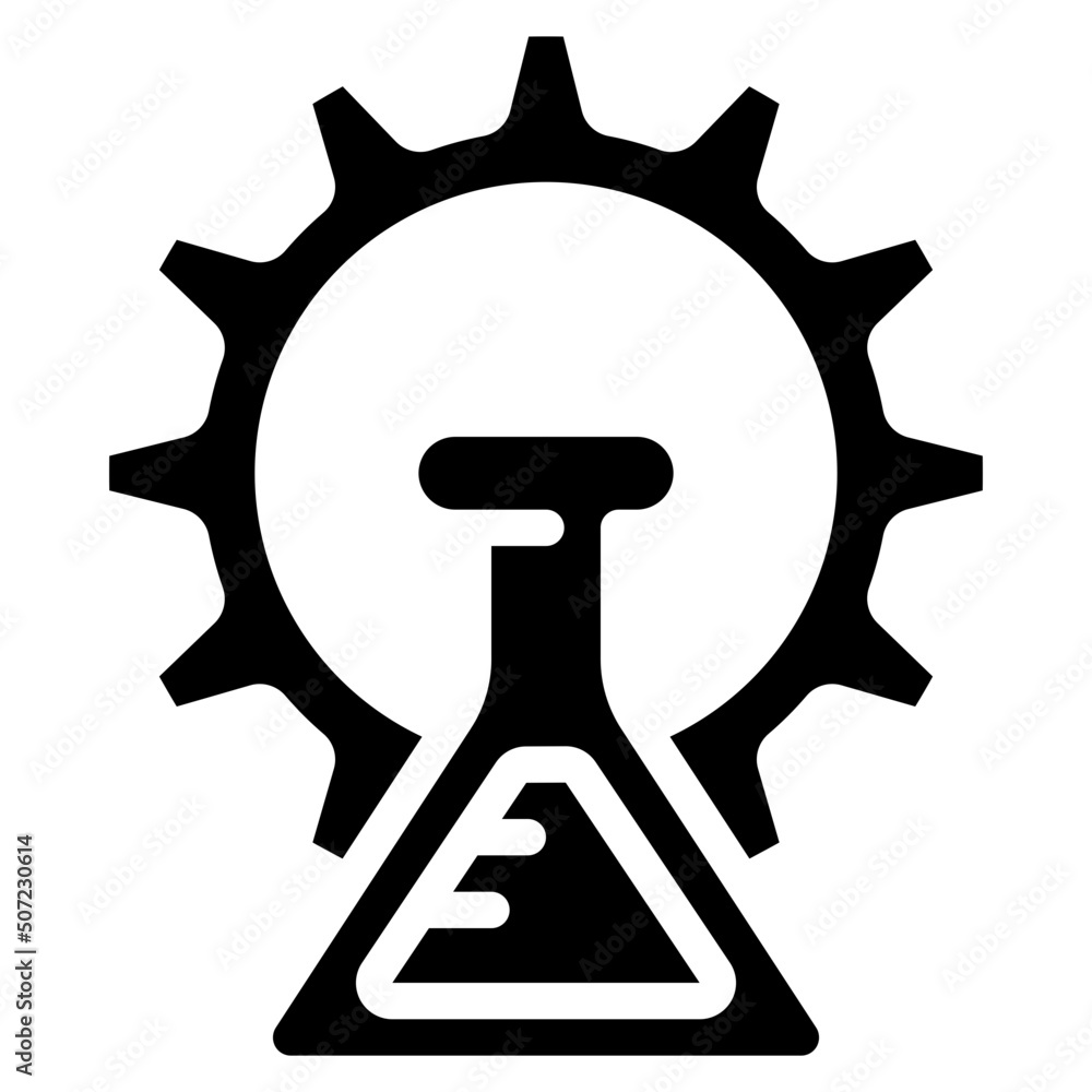 Beaker Chemical Engineering Icon Beaker Chemical Engineering Icon