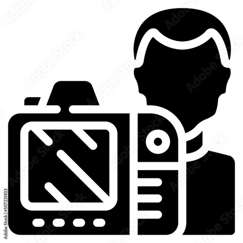 Male Vlogger Icon
